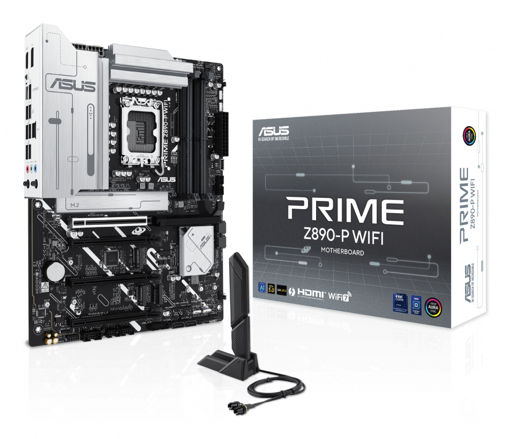 Tarjeta Madre Asus Z890 Intel S-1851 Serie 2/4x Ddr5 7600/dp/hdmi/m.2/5x Usb3.2/usb-c/wifi 7/bluetooth/atx/gama
