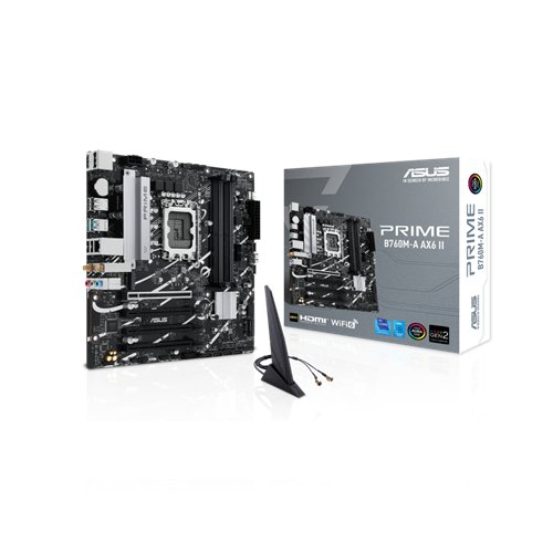 Tarjeta Madre Asus B760 Intel S-1700 14a Gen /4x Ddr5 5600 /hdmi /dp /3x M.2 /2x Usb 3.2 /wifi 6/bluetooth