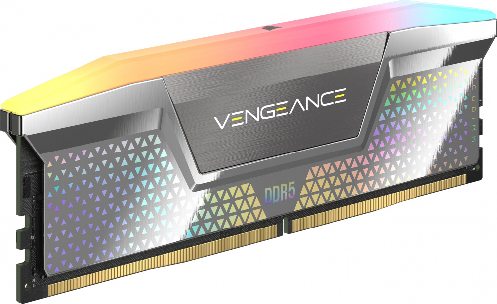 Memoria Ram Corsair Ddr5 Cudimm Vengeance 48 Gb (2x24) 8400mts/ Cl40 Plateado