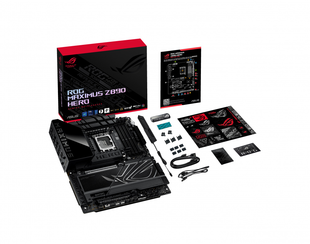 Tarjeta Madre Asus Rog Maximus Z890 Hero Lga 1851/4 Dimm Ddr5/hdmi/atx