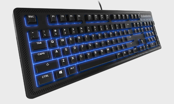 Teclado Steelseries Apex 100 Gamimg Led Azul
