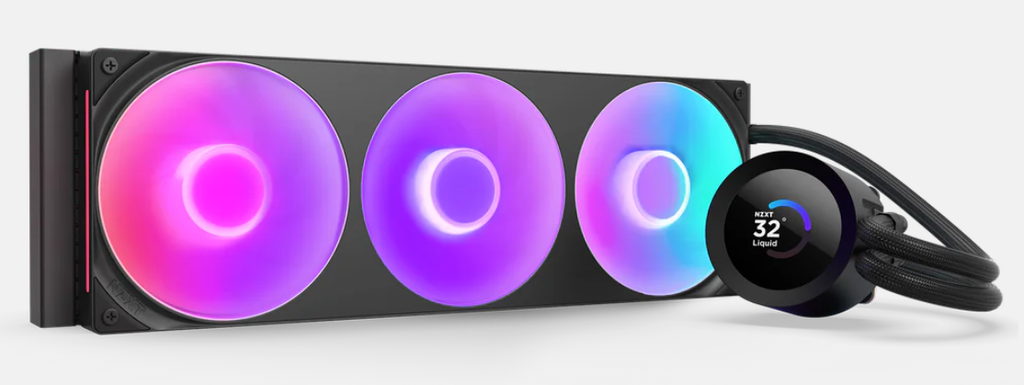 Enfriamiento Liquido Nzxt Kraken Plus 360 V2 Rgb Negro bomba 2800rpm/ Fan 1800rpm, 12 V Dc, 4-pin Pwm