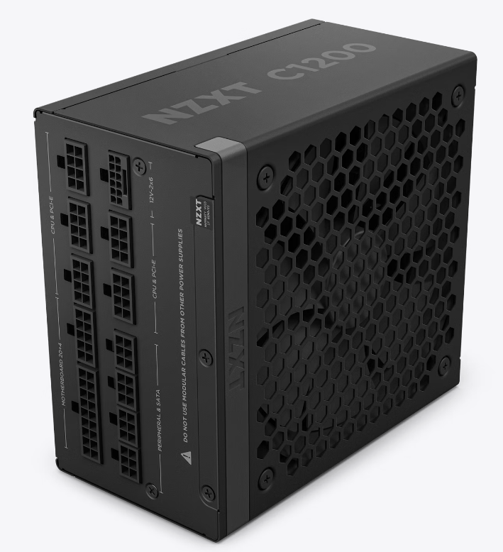 Fuente de Poder Nzxt 1200w C1200 80 Plus Gold Negro Atx 3.1