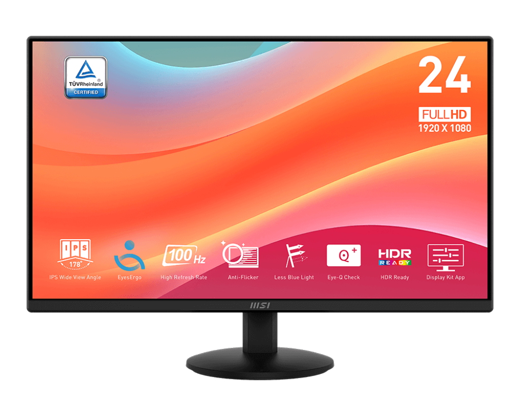 Monitor Msi 24" Pro Mp242l 1920 X1080 (fhd) 100 Hz