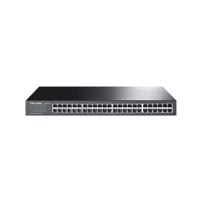 Switch No Administrable De 48 Puertos 10/100 Mbps Para Montaje En Rack