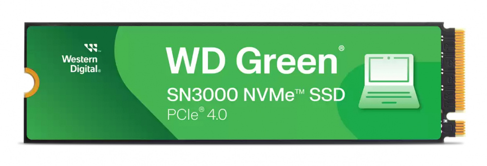 Unidad De Estado Solido Ssd Interno Wd Green Sn3000 1tb M.2 2280 Nvme Pcie Gen4 X4 Lect.5000mbs
