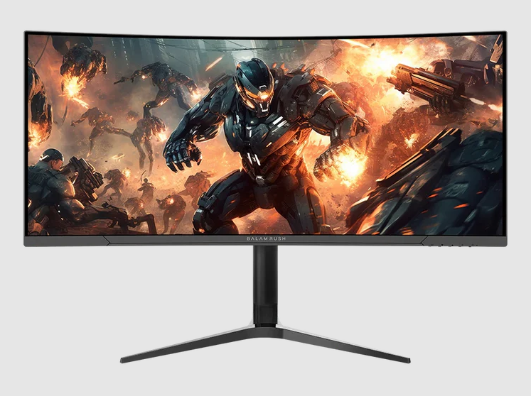 Monitor Gamer Balam Rush Extreme Earth Plus Mgm34p / 34 Pul / Curvo / 165 Hz / Tipo Hd Uwqhd / Panel