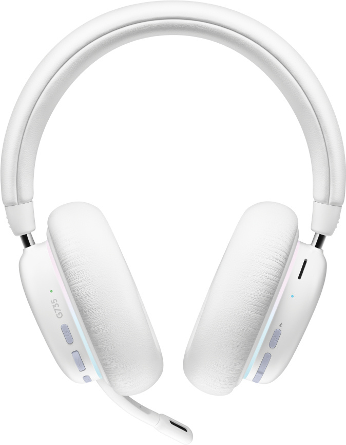 Audifonos Gaming Logitech G735 Rgb Inalambrico Recargable Tipo-c Hasta 56hrs De Uso Blanco
