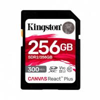 KINGSTON MEMORIA SD 256GB CL10 U3 V90 CANVAS REACT PLUS SDR2/256GB