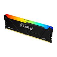 KINGSTON DDR4 DIMM 8GB 3200MT/s FURY BEAST RGB KF432C16BB2A/8