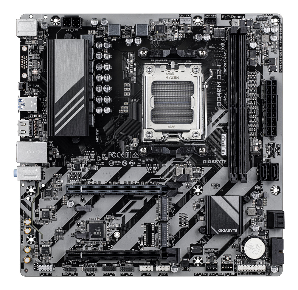 Tarjeta Madre Gigabyte B840M D2H, Micro-ATX, Socket AM5
