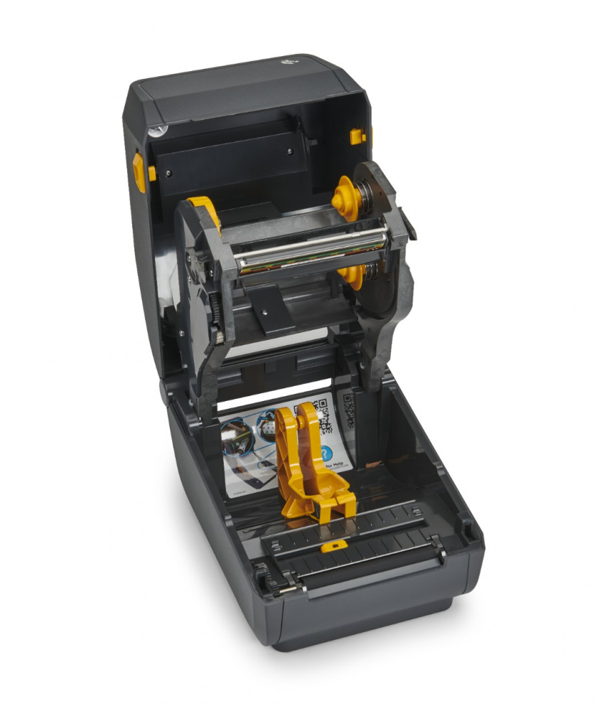 Impresora de Etiquetas, Transferencia Térmica, 203 x 203DPI, USB Host, USB, Bluetooth, Negro Zebra Zd421t