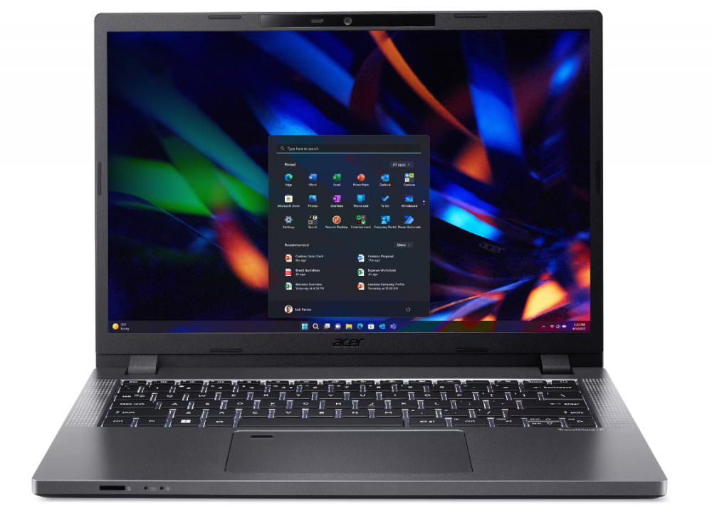 Laptop Acer TravelMate P2 TMP214-55-593F, 14" 1920x1200 WUXGA, Intel Core i5-1335U, 8GB, 512GB SSD, Windows 11 Pro, Español