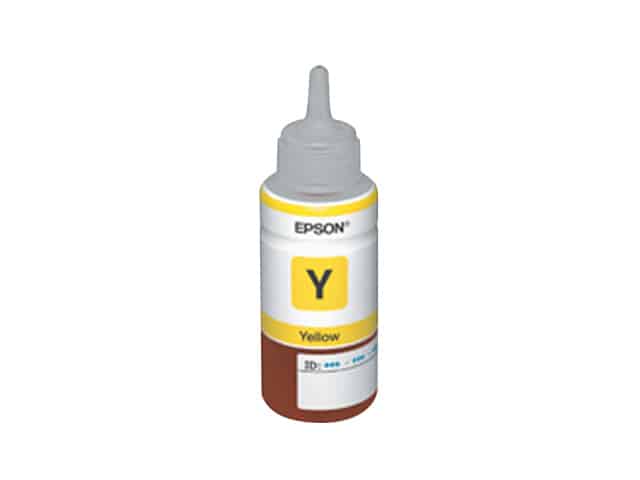 Botella Epson Ecotank T664 Amarillo Serie L 70ml (t664420-al)