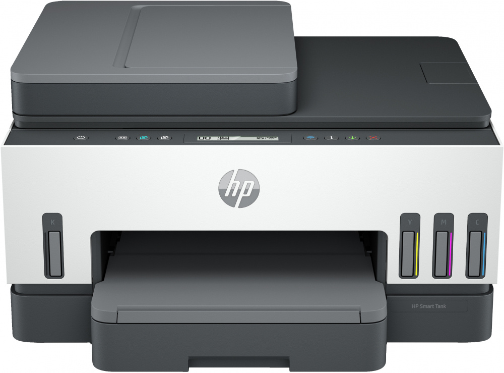 Multifuncional HP Smart Tank 750, Color, Inyección de Tinta, Tanque de Tinta, Inalámbrico, Print/Scan/Copy/Fax