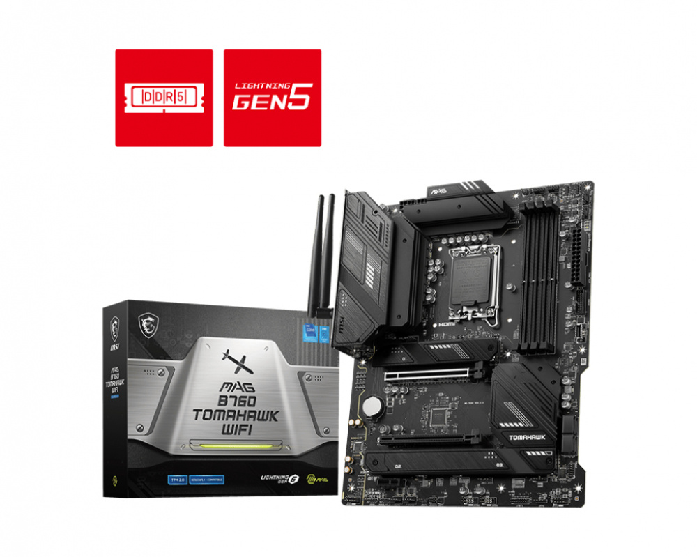 Mb Msi Mag B760 Tomahawk Wifi Ddr5, 1700, Atx