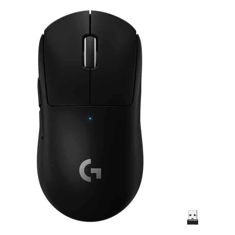 MOUSE LOGITECH PRO X SUPERLIGHT LIGHTSPEED HERO 25K NEGRO 910-005879