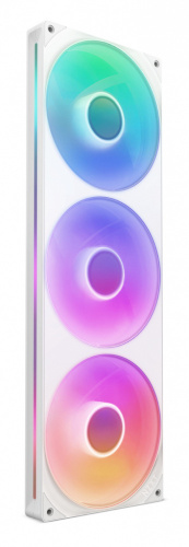 Kit 3 Ventiladores Nzxt F420 Unibody Rgb 420mm White