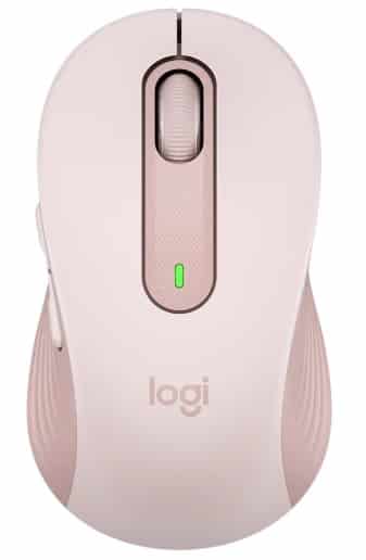 Mouse                                                                                                                                                                                                Logitech M650 Bt Usb Silent M. Derecha Med Rosa (910-006251)