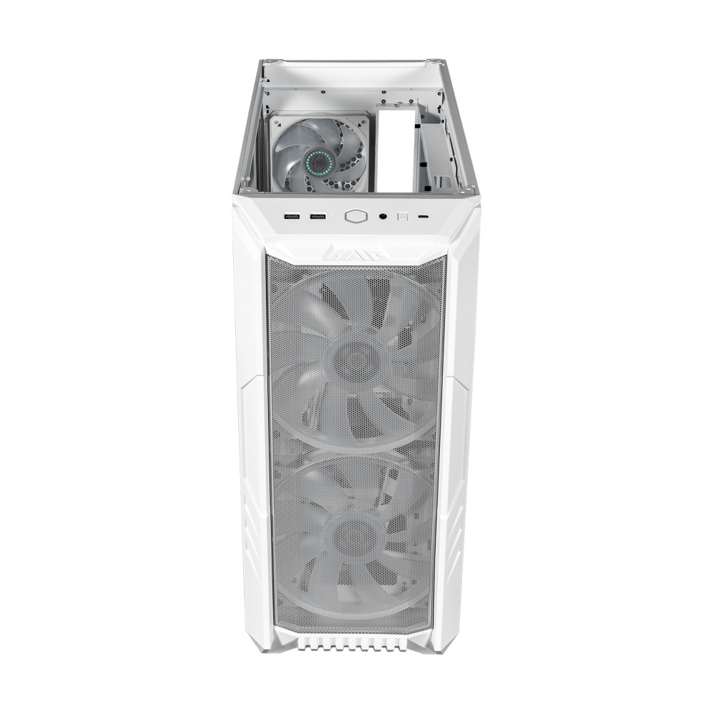 Gabinete Cooler Master Haf 500 Argb Blanco Tg Media Torre Atx