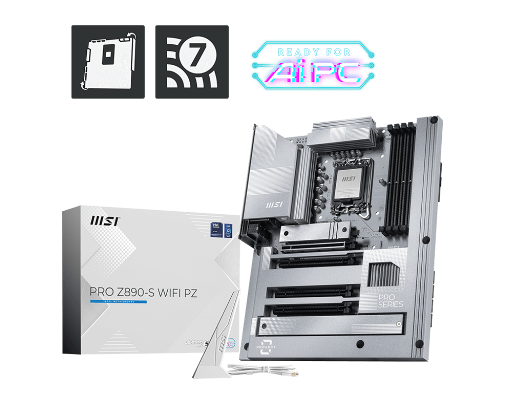 Tarjeta Madre Msi Pro Z890-s Wifi Pz Lga 1851 Ddr5 W7 Atx