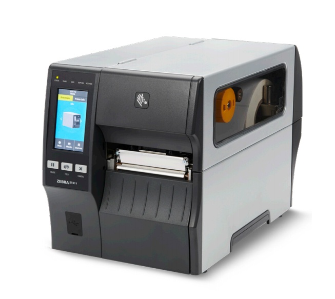 Zebra ZT411, Impresora de Etiquetas, Transferencia térmica, 203 x 203DPI, USB, Serial, Ethernet, Bluetooth, Negro/Gris