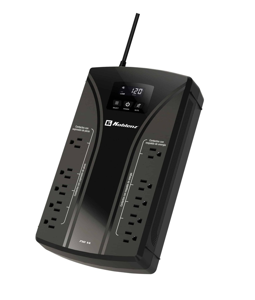 Nobreak Koblenz 7522 Usb/r 750va/420w Lcd 10 Cont (5/5)(00-4257-00-2)