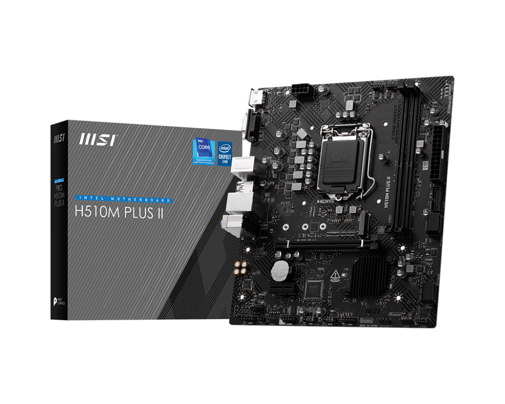 Tarjeeta Madre Msi H510m Plus Ii Lga 1200 Ddr4 Matx