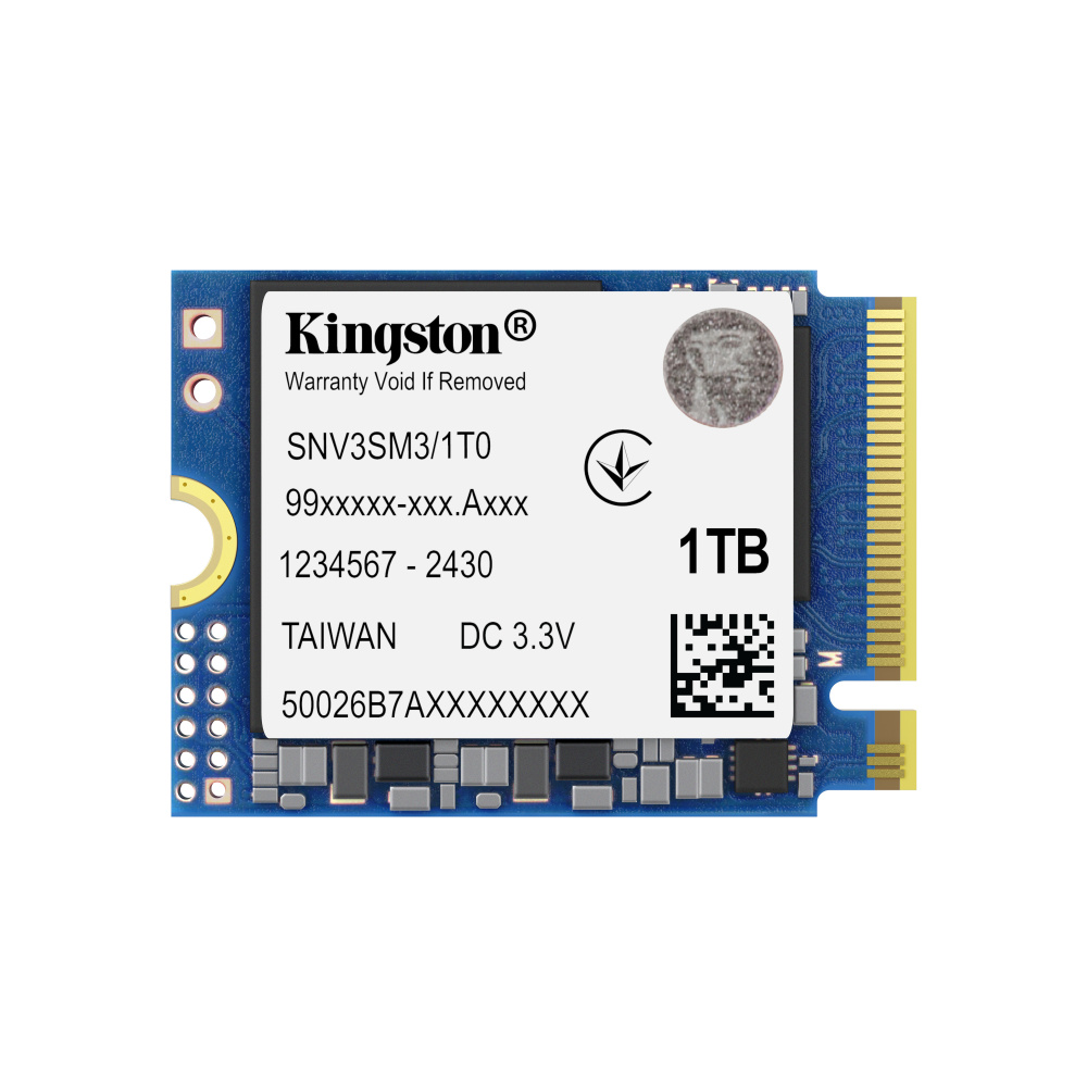KINGSTON SSD 1000GB NV3 M.2 6.000MB/s R NVMe PCIe 4.0 EXPRESS SNV3SM3/1T0