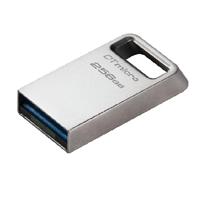 Memoria Flash Usb Kingston Data Traveler Micro 256gb Gen 1 3.2 Tipo A Metal Dtmc3g2/256gb