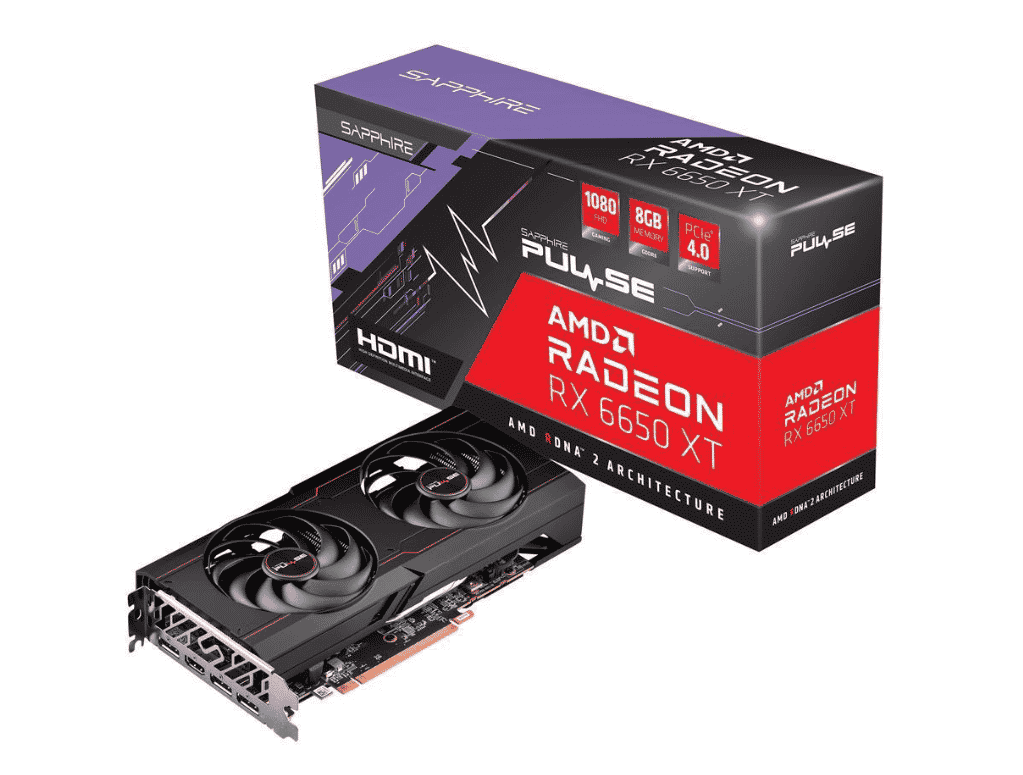 Tarjeta    De Video Sapphire Pulse AMD Radeon Rx 6650 XT Gaming, 8gb GDDR6 11319-03-20g