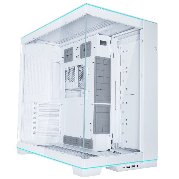 Gabinete Lian Li O11 Dinamico Evo Rgb White Crist Temp Eatx
