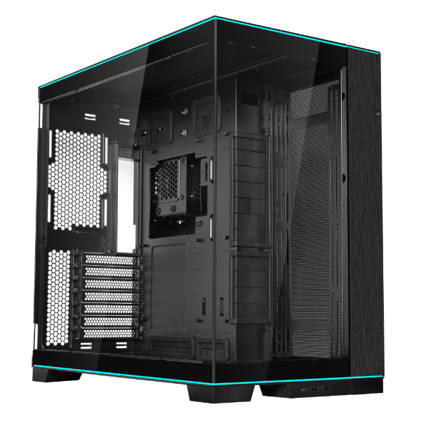 Gabinete Lian Li O11 Dinamico Evo Rgb Black Crist Temp Eatx