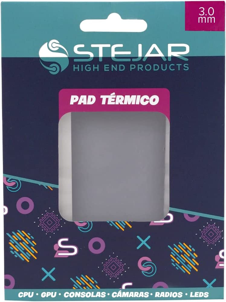 STEJAR THERMAL PAD 95X45X3.0MM 12.8 W/MK EXTREME ALTO RENDIMIENTO VALUE PACK