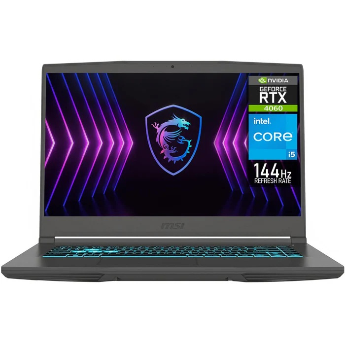 Portatil Gamer Msi Thin 15 B13vf / 15.6 Fhd 144hz / Intel Core I5 13420h Hasta 4.6 Ghz / Ddr4 16gb