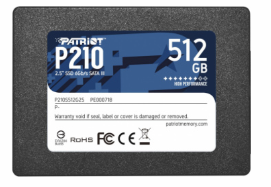 Ssd Patriot P210 512gb Sata 3 2.5" (copia)