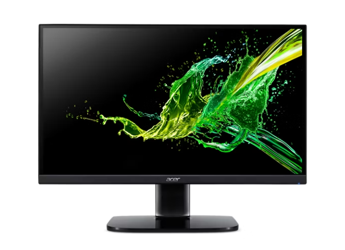 Monitor Acer Ka2 Ka242y Gobi, 23.8 Pulgadas, Fhd, 1920 X 1080, 75hz, 1 Ms Vrb, Ips, Hdmi, Vga, Vesa,