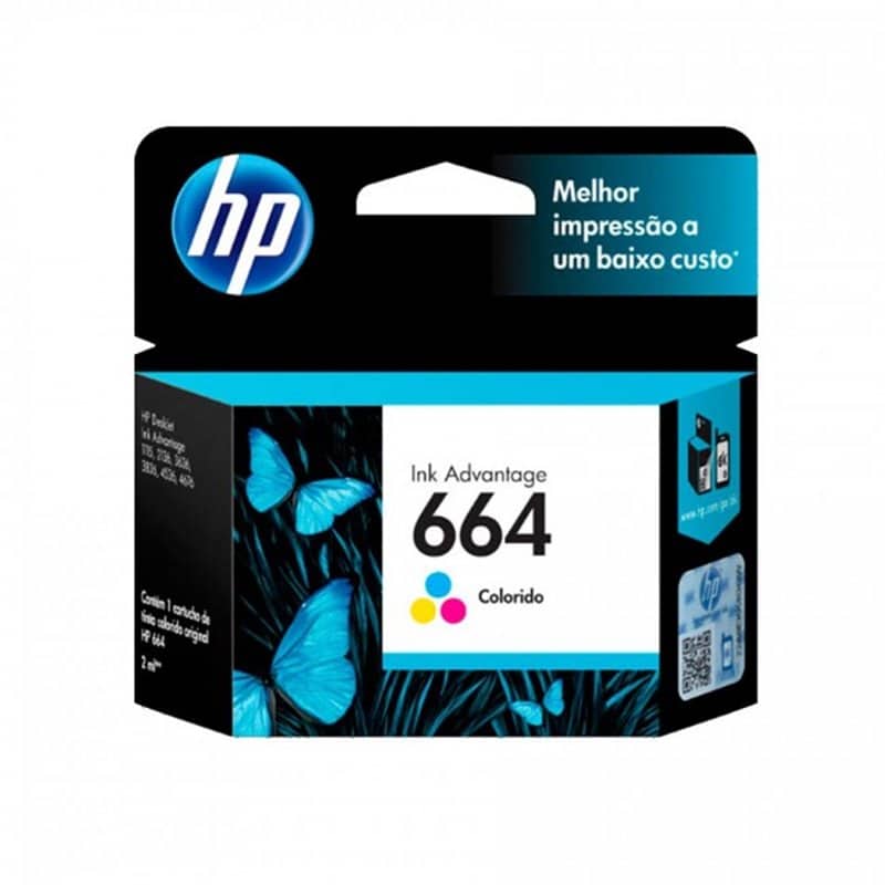 Cartucho Hp 664 Tricolor (f6v28al)