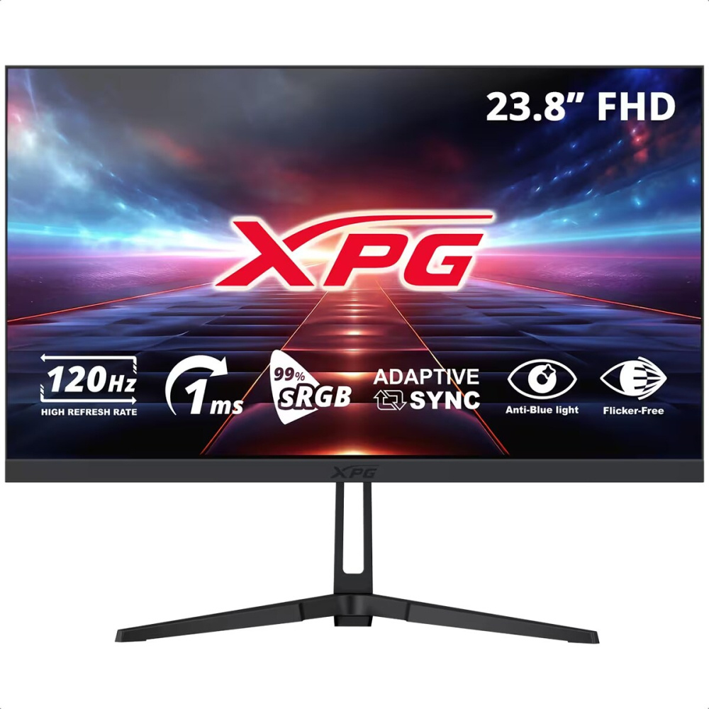 Monitor Adata Xpg Rift R24f2 Plano 23.8 Pulgadas In Ips 1920x1080fhd 120hz 1ms Negro (rift R24f2
