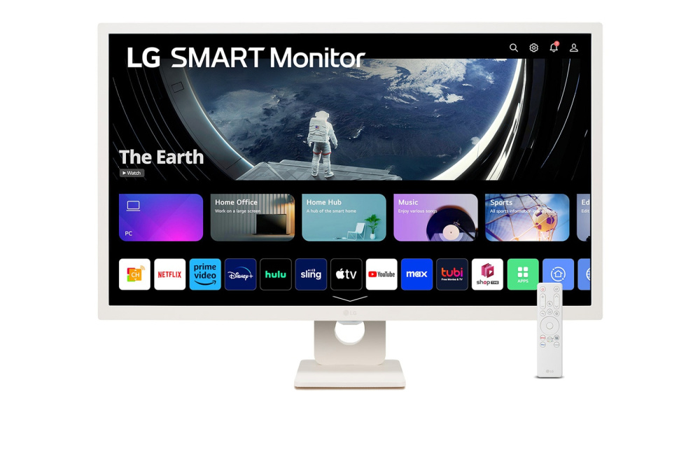Monitor Lg Full Hd Ips 31.5,smart Web Os 32sr50f-w,1920x1080,asp 16:9,gama Srgb 99%,brillo