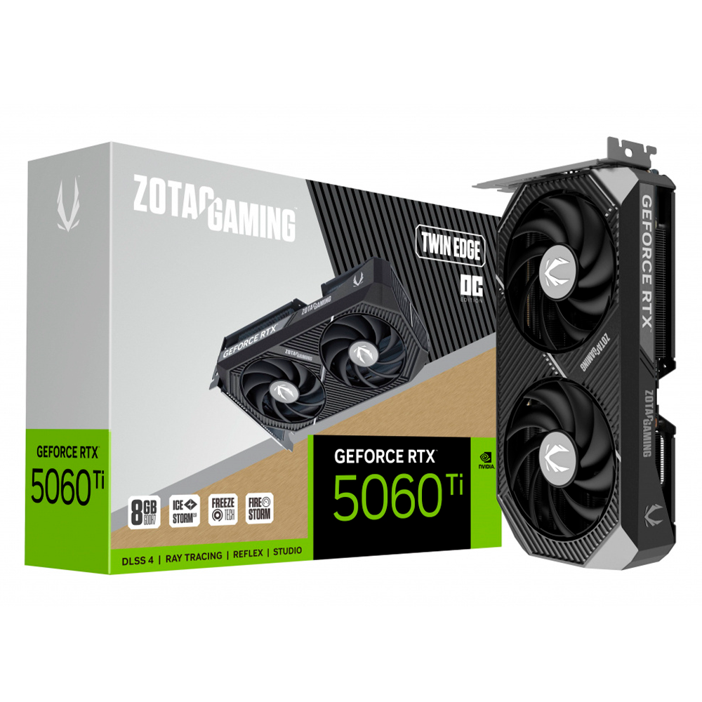 Tarjeta De Video Zotac Gaming Geforce Rtx5060ti Twin Edge Oc 8gb Gddr7 128bit