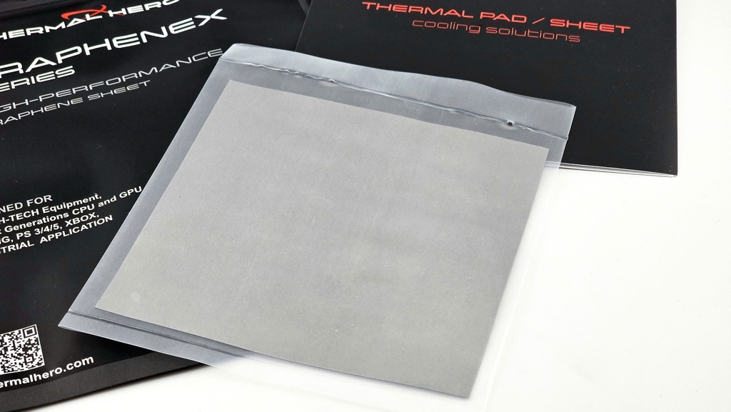 Hoja De Grafeno 0.025mm De Espesor Thermal Hero Graphenex 32x32mm Disipacion De Calor Alto