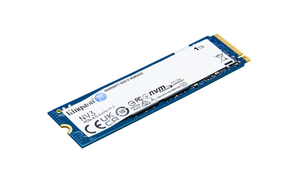 KINGSTON SSD 1000GB NV3 M.2 2280 NVMe PCIe 4.0 EXPRESS SNV3S/1000G
