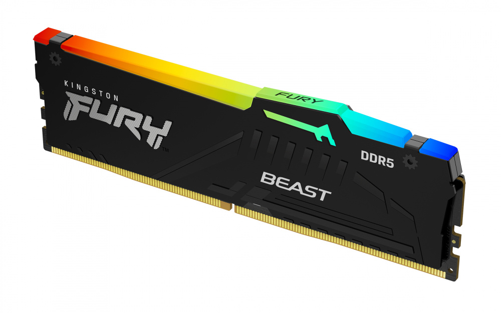 KINGSTON DDR5 DIMM 32GB 5200MT/s FURY BEAST RGB KF552C40BB2A-32
