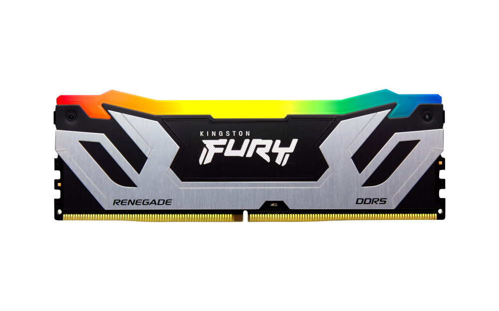 KINGSTON DDR5 CUDIMM 24GB CL38 8000MT/s FURY RENEGADE RGB SILVER KF588CU42RSA-24