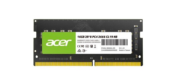 Memoria Ram Acer Sd100 Sodimm Ddr4 16gb 2r8 2400mhz Cl17 Bl.9bwwa.207