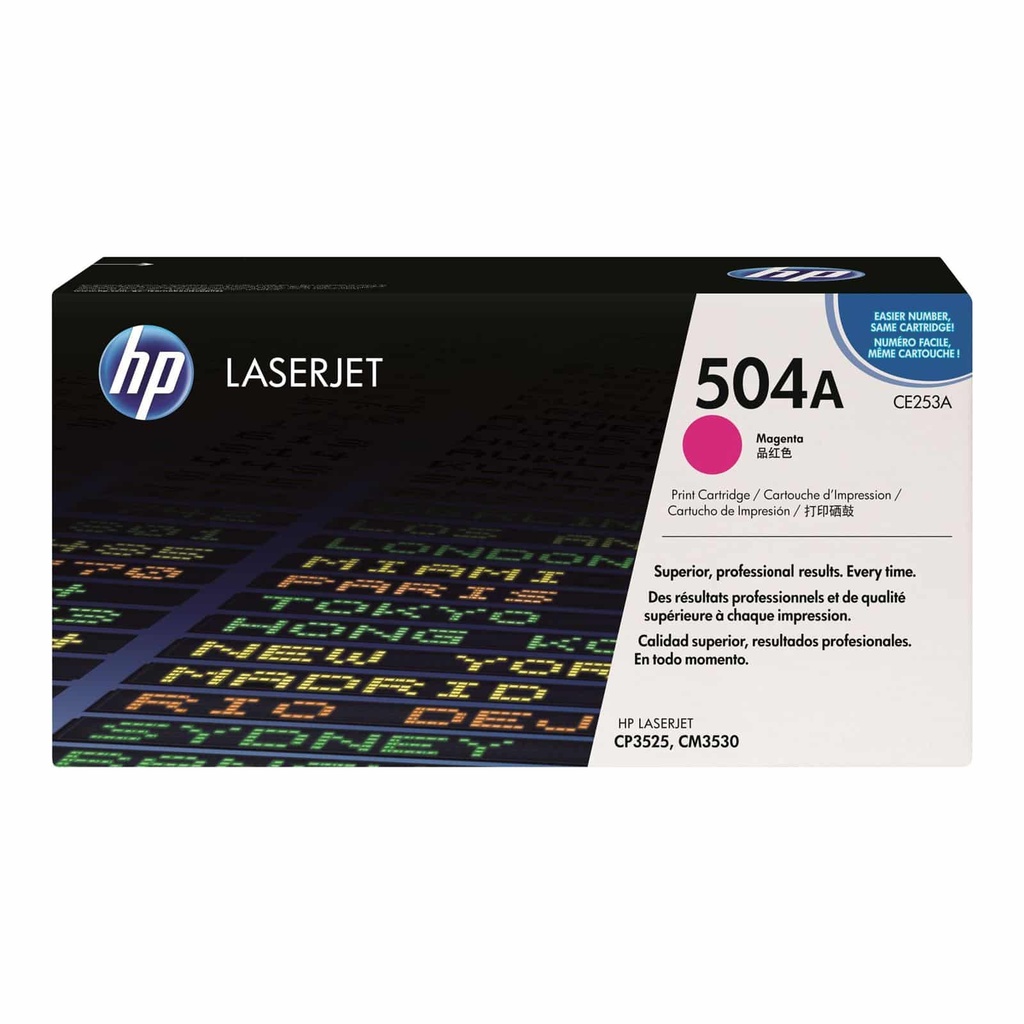 Toner Hp 504a Magenta Laserjet Cp3525/cm3530 (ce253a)