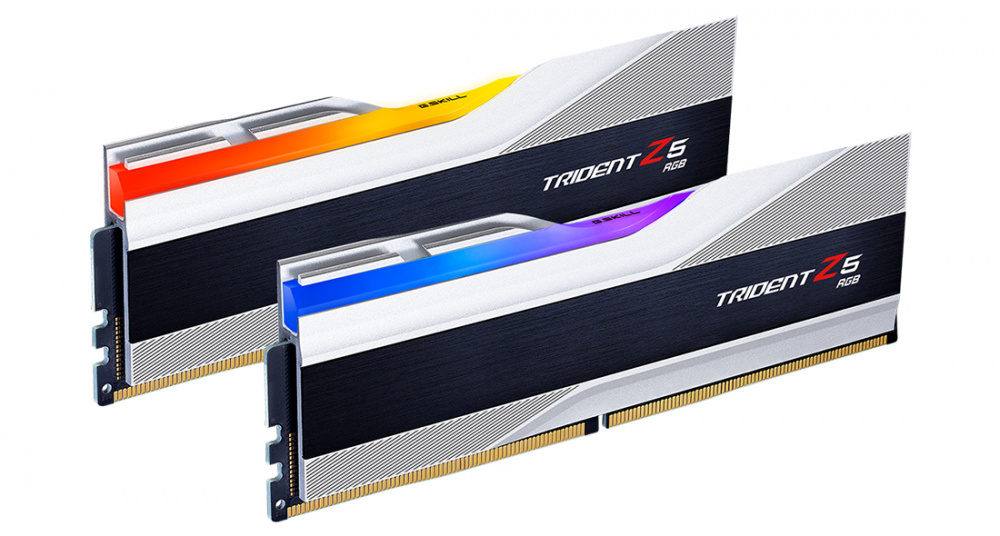 MEMORIA RAM DIMM GSKILL TRIDENT Z5 RGB 32GB 2X16GBGB DDR5 6000MTS CL36 PLATA F5 6000J3636F16GX2 TZ5