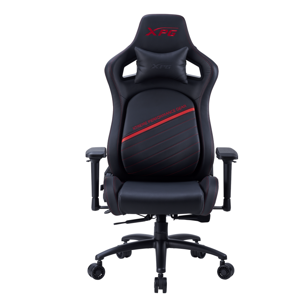 SILLA GAMER ADATA XPG NEXUS PLUS ERGONOMICA CON SOPORTE LUMBAR POLIPIEL NEGRO Y ROJO NEXUS PLUS RDCW