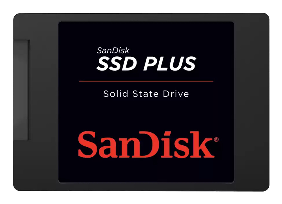 Unidad De Estado Solido Ssd Interno Sandisk Plus 500gb 2.5 Sata3 7mm Lect.545/escr.505mbs